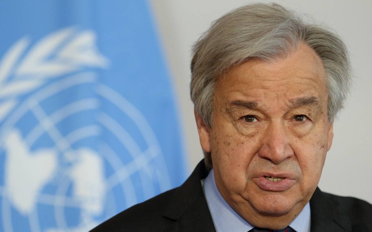 UN Secretary-General Antonio Guterres, 11 May 2022. ANSA/HEINZ-PETER BADER