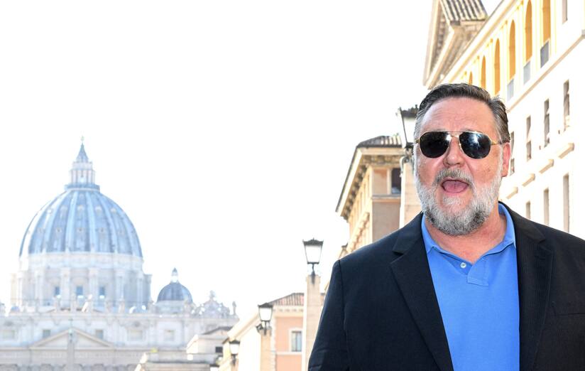 New Zealander actor and filmmaker, Russell Crowe, on the red carpet of Festa del Cinema di Roma 2022 at Auditorium della Conciliazione in Rome, 15 October 2022. ANSA/CLAUDIO PERI